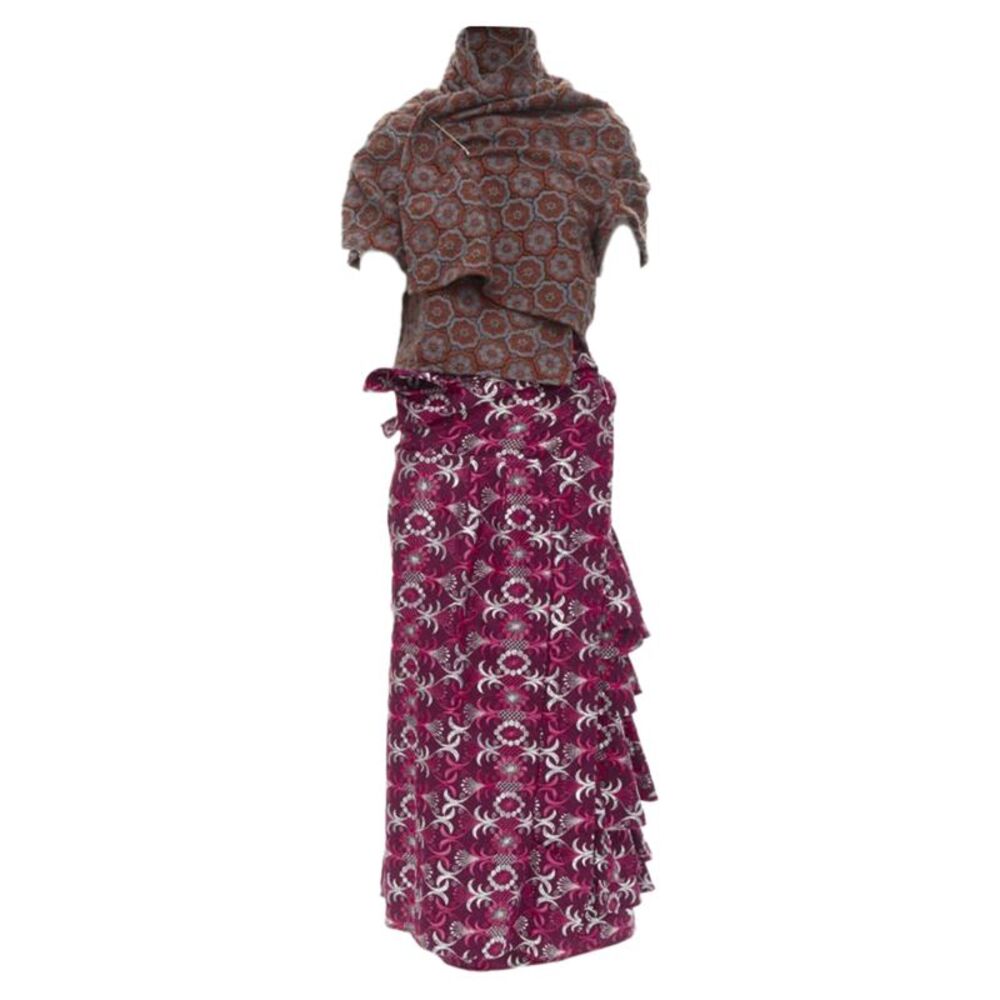Comme Des Garcons 1999 Ruffle Skirt Set